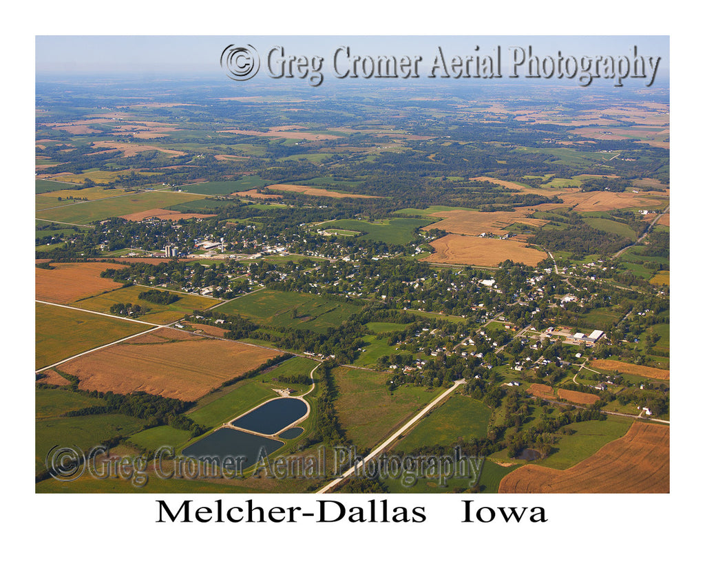Aerial Photo of Melcher-Dallas Iowa