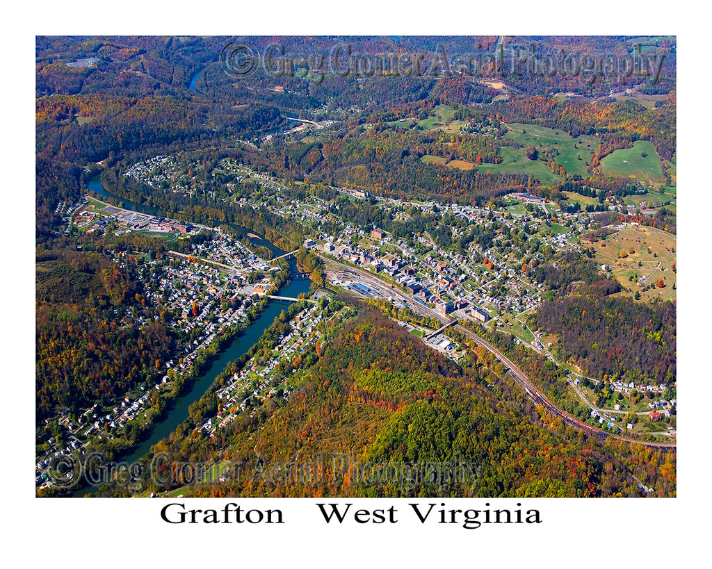 Aerial Photo of Grafton, West Virginia