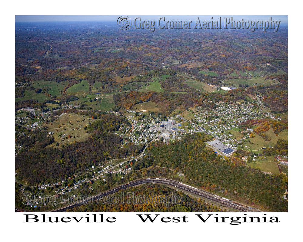 Aerial Photo of Blueville, West Virginia