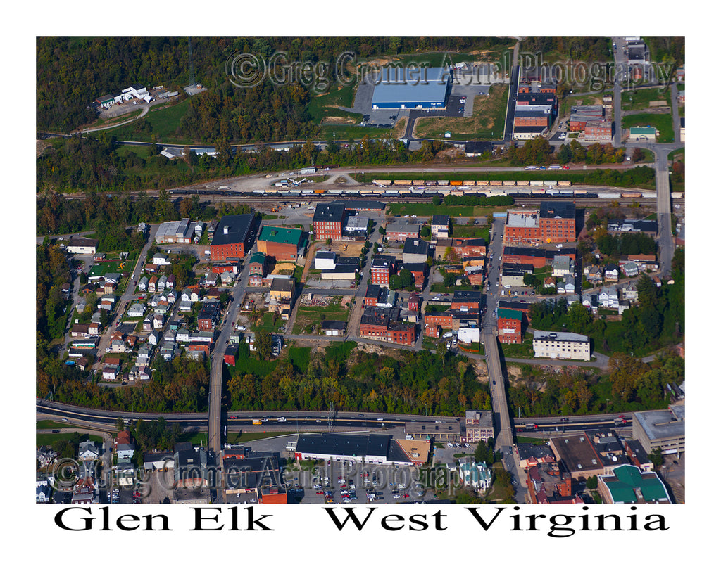 Aerial Photo of Glen Elk, West Virginia
