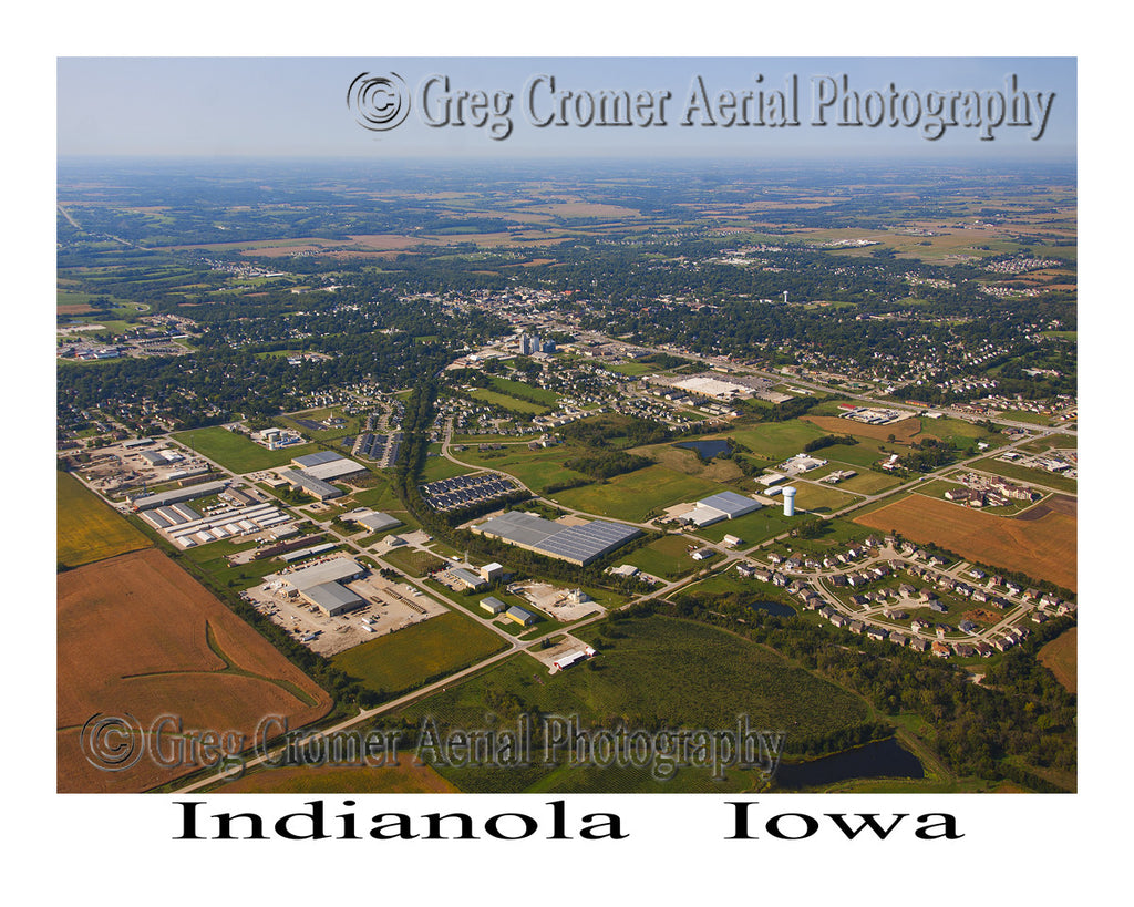 Aerial Photo of Indianola Iowa