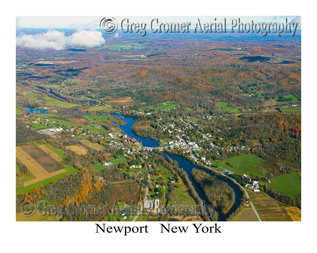 Aerial Photo of Newport, New York