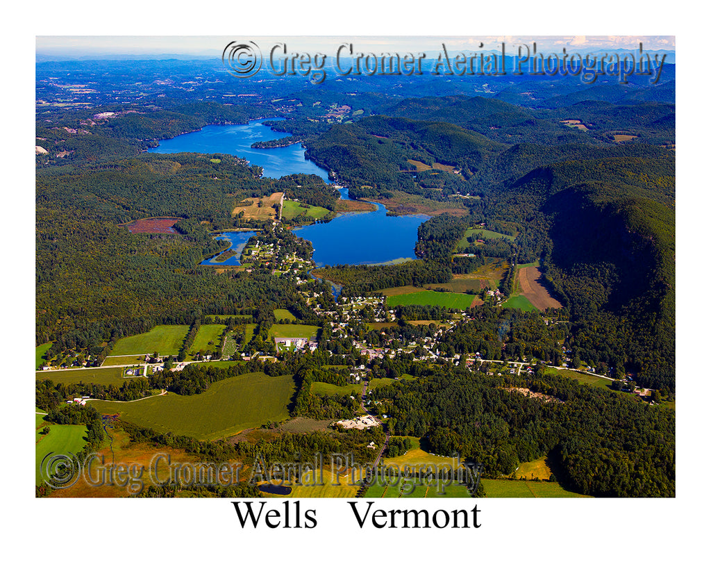 Aerial Photo of Wells, Vermont