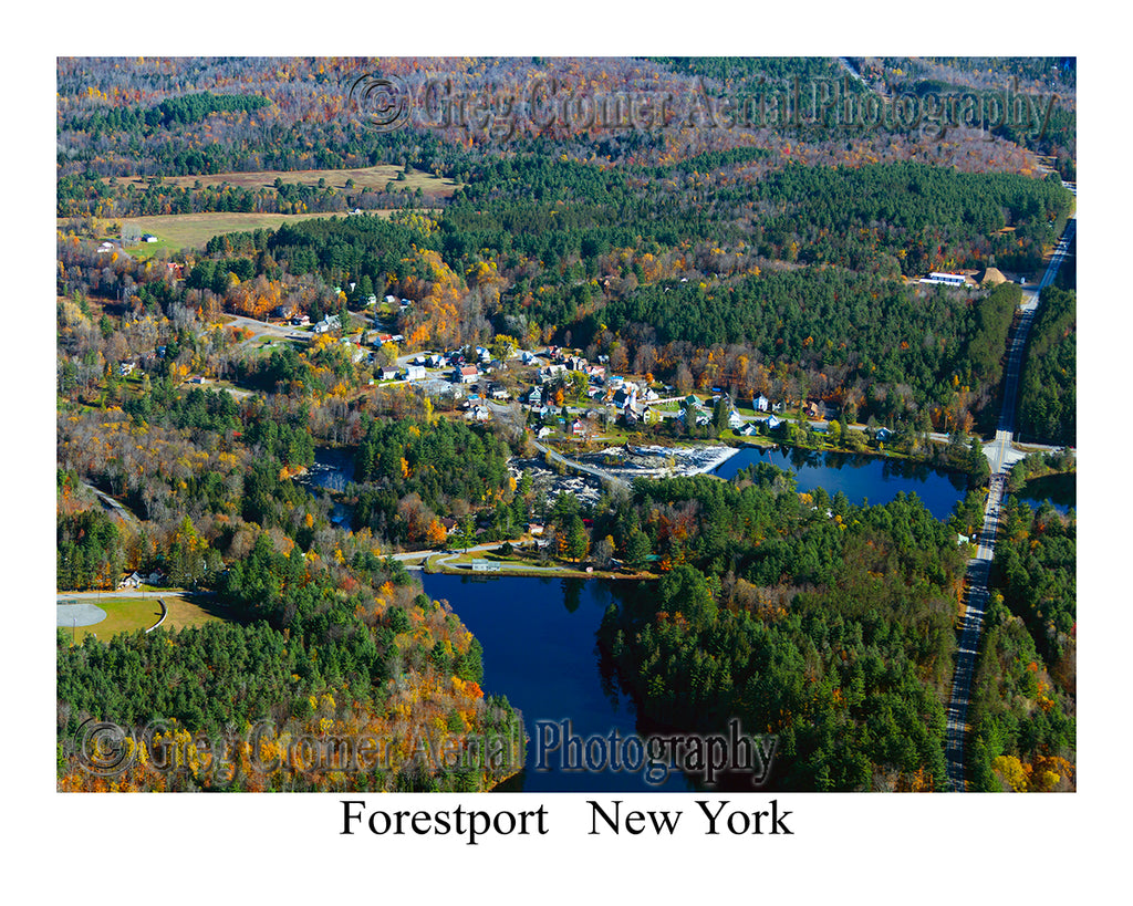 Aerial Photo of Forestport, New York