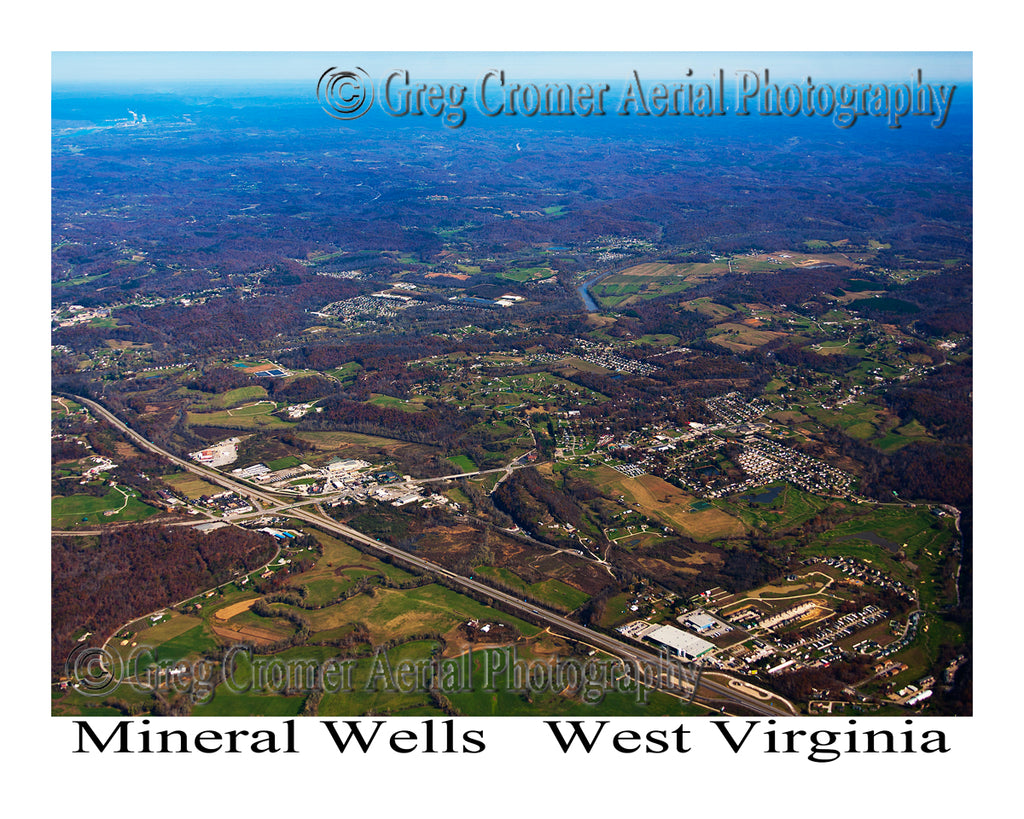 Aerial Photo of Mineral Wells, West Virginia