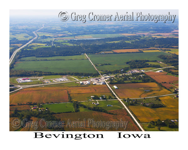 Aerial Photo of Bevington Iowa