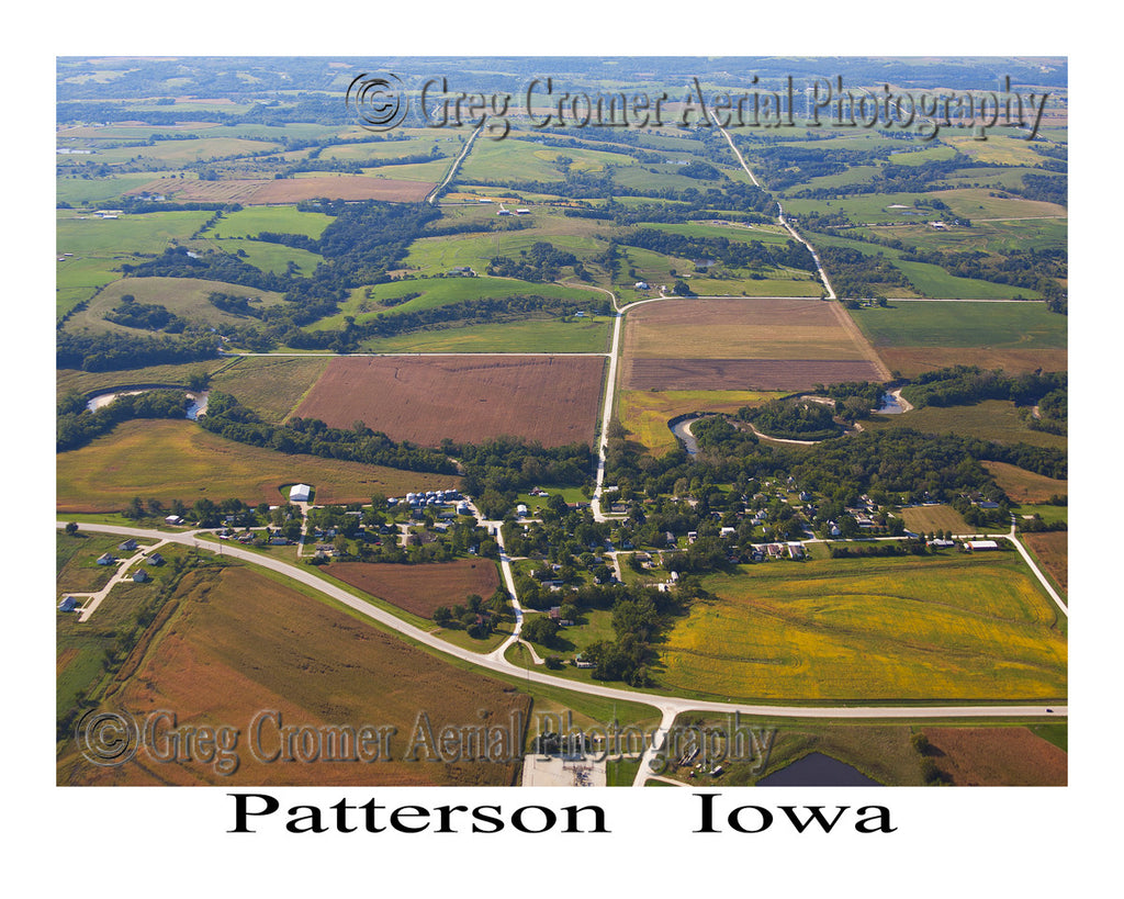 Aerial Photo of Patterson Iowa