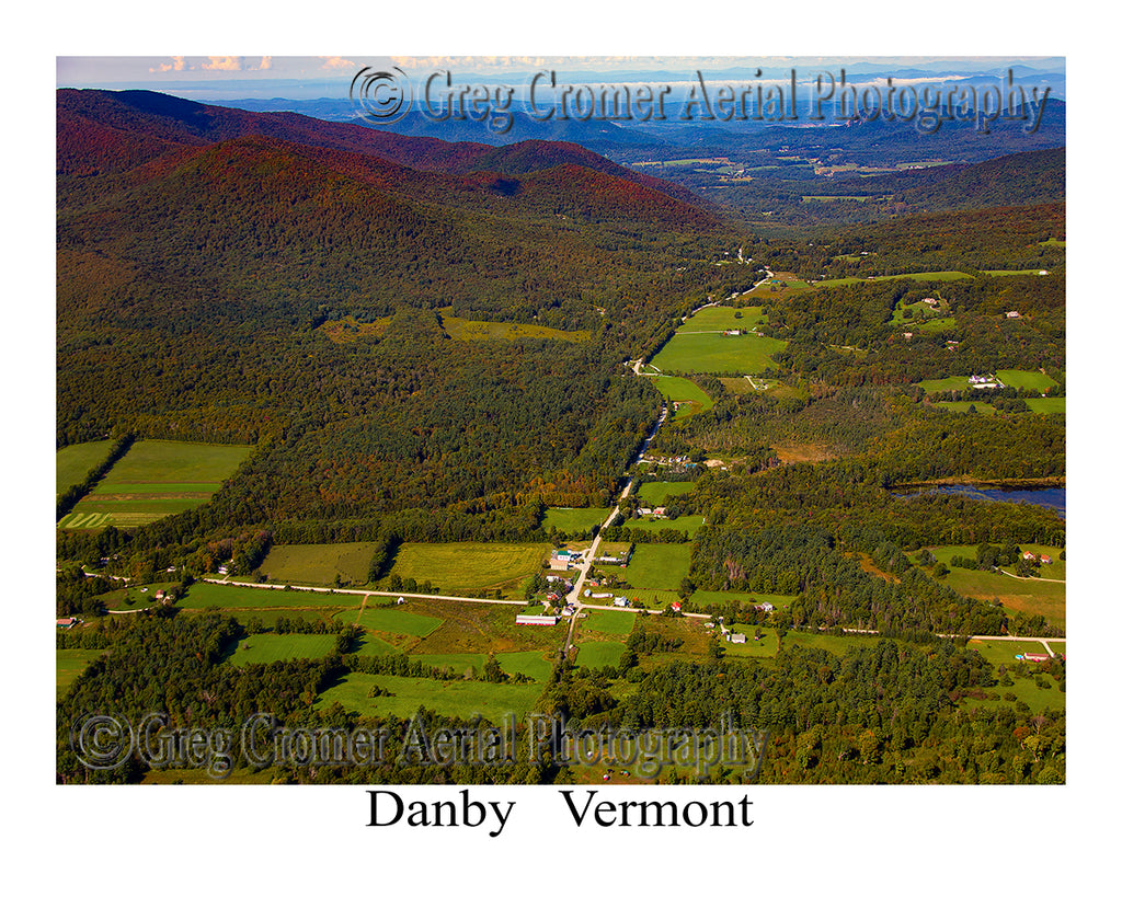 Aerial Photo of Danby, Vermont