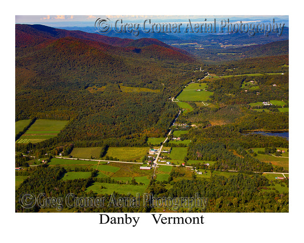 Aerial Photo of Danby, Vermont