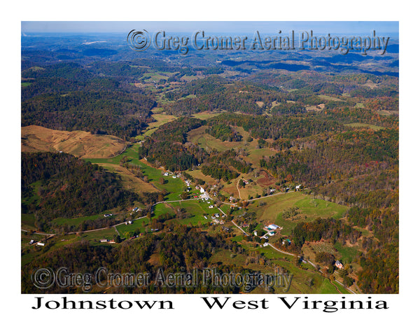 Aerial Photo of Johnstown, West Virginia