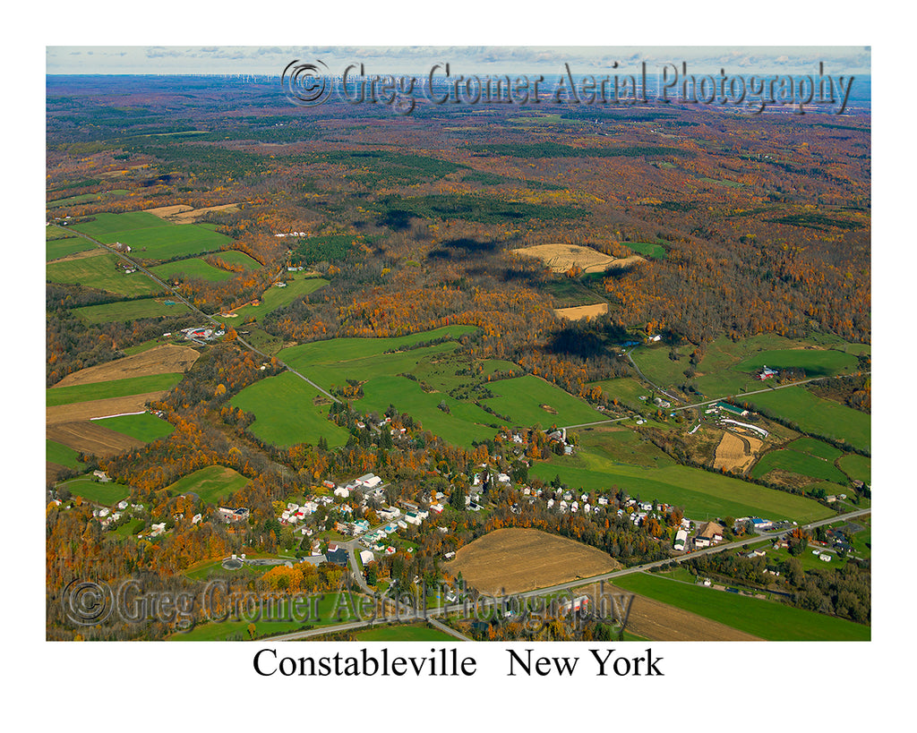 Aerial Photo of Constableville, New York