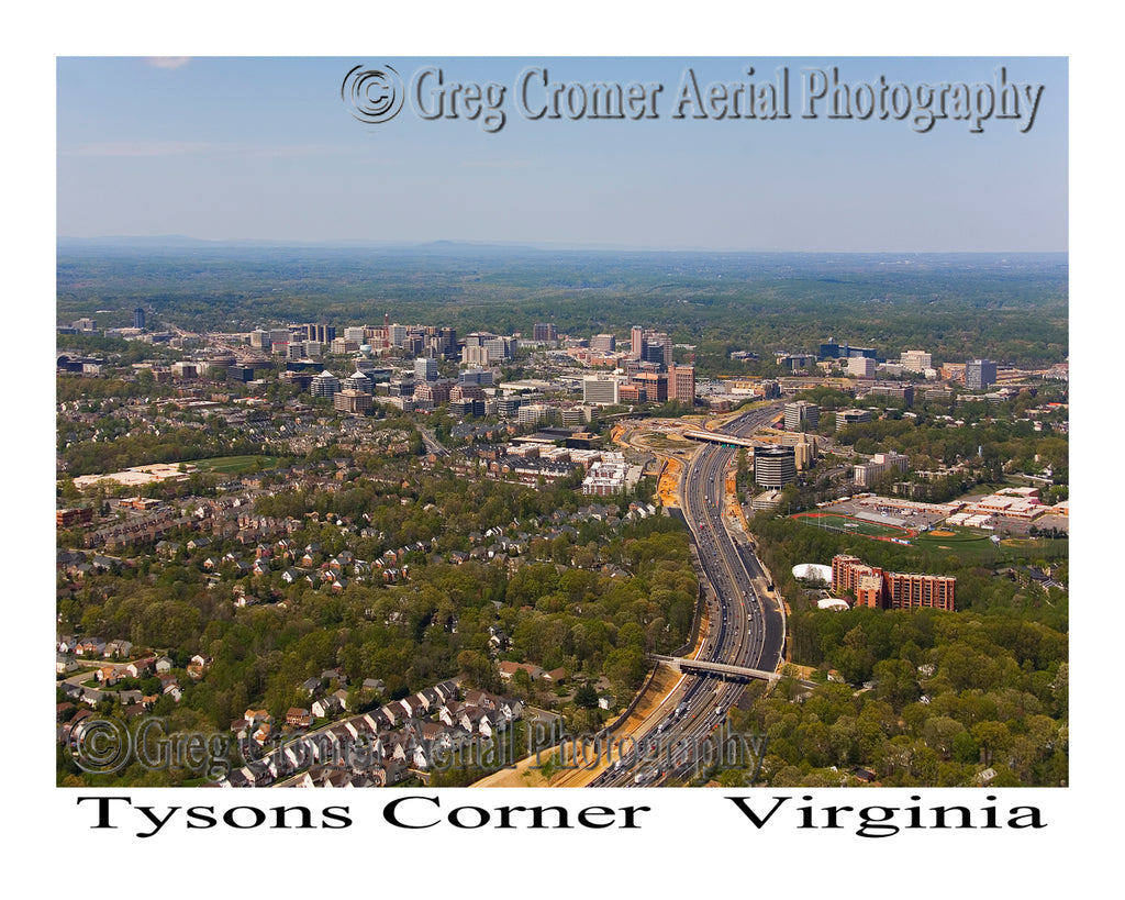 Aerial Photo of Tysons Corner, Virginia