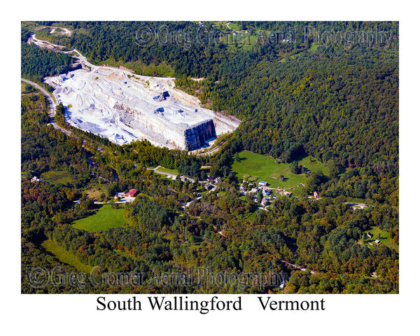Aerial Photo of South Wallingford, Vermont