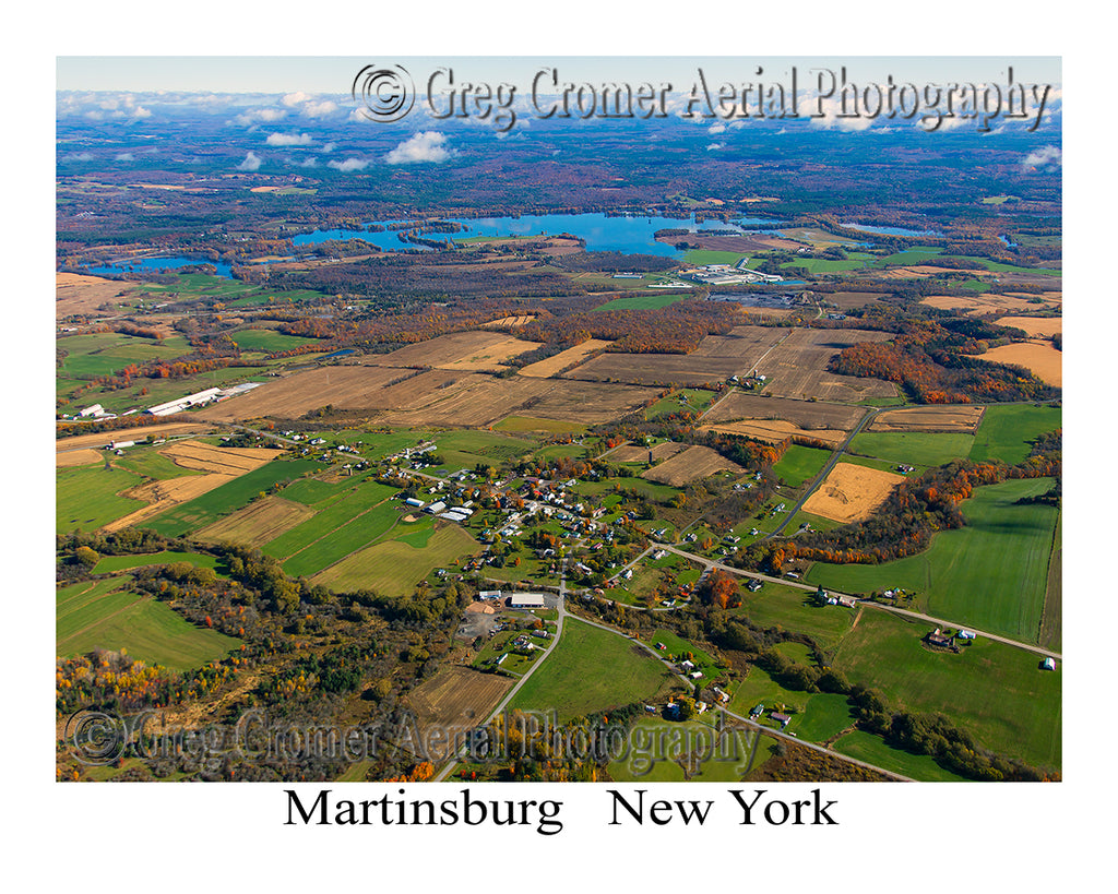 Aerial Photo of Martinsburg, New York