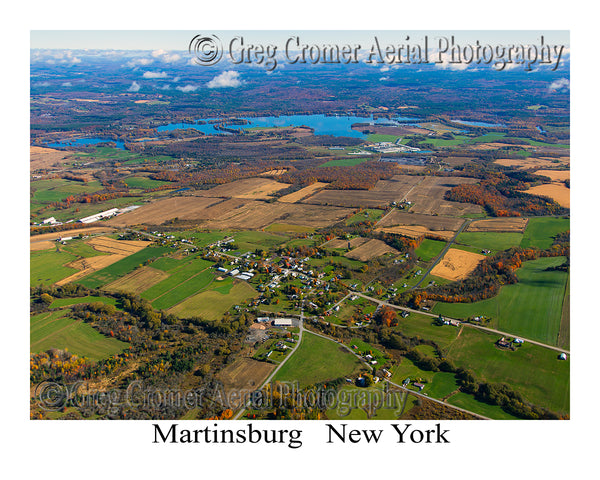 Aerial Photo of Martinsburg, New York