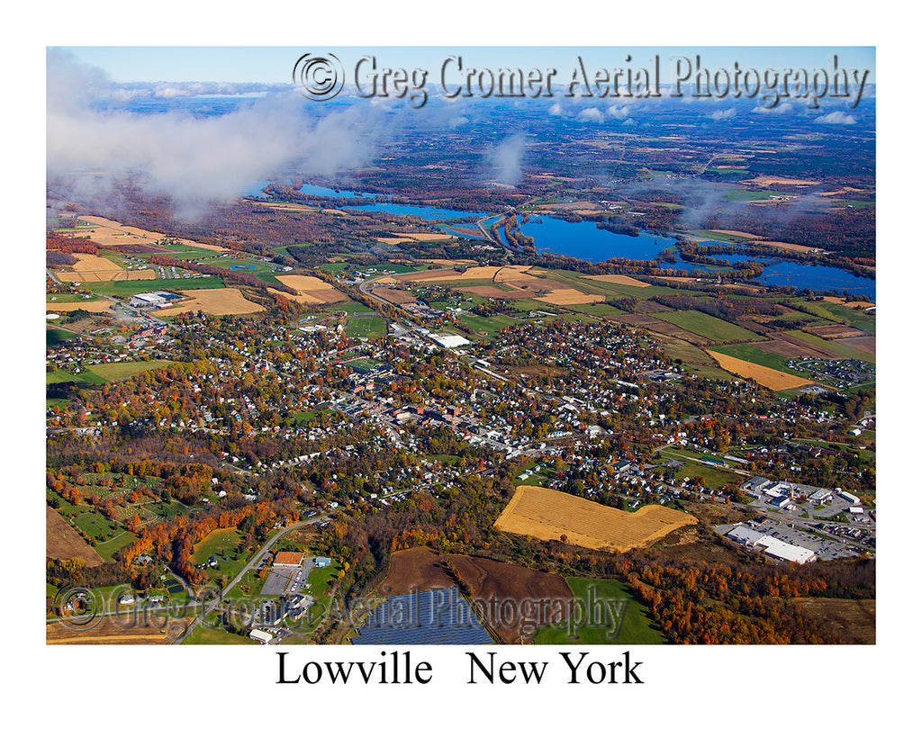 Aerial Photo of Lowville, New York