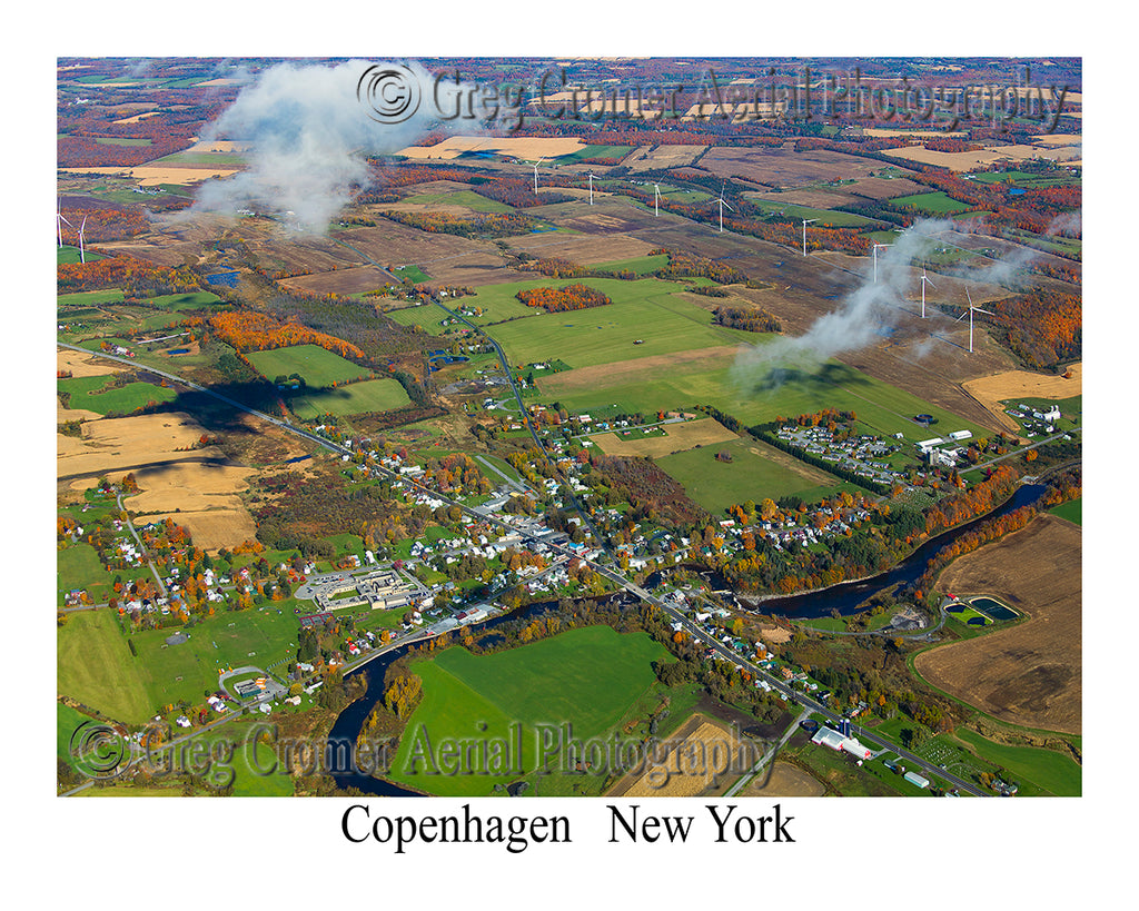 Aerial Photo of Copenhagen, New York