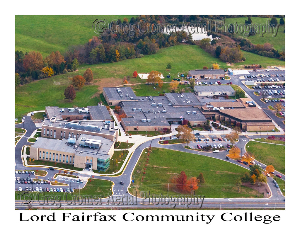 Aerial Photo of Lord Fairfax Community College - Middletown, Virginia