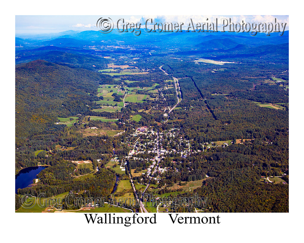 Aerial Photo of Wallingford, Vermont