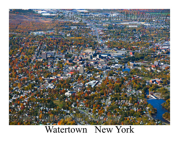 Aerial Photo of Watertown, New York