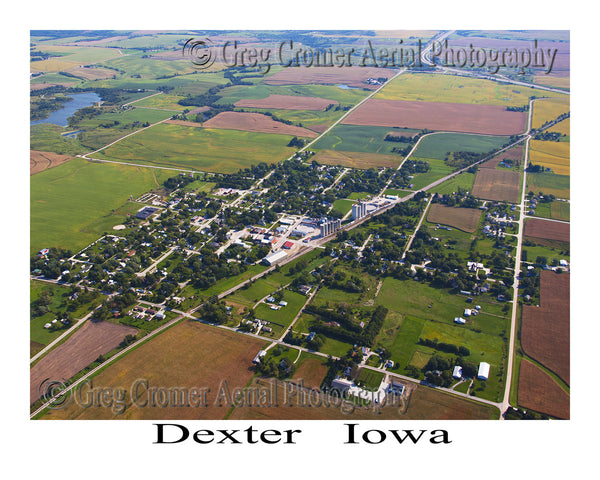 Aerial Photo of Dexter Iowa