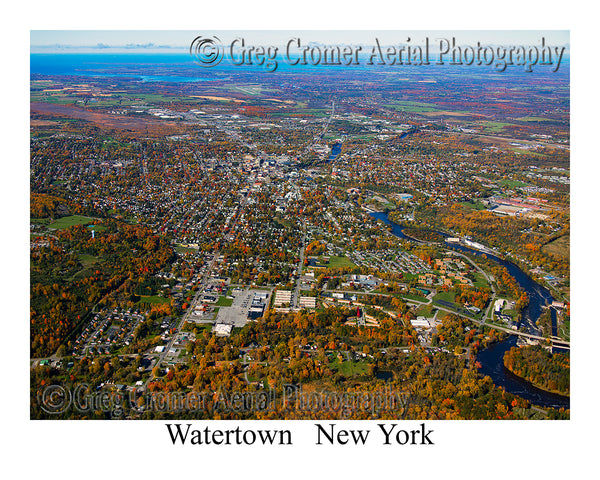 Aerial Photo of Watertown, New York