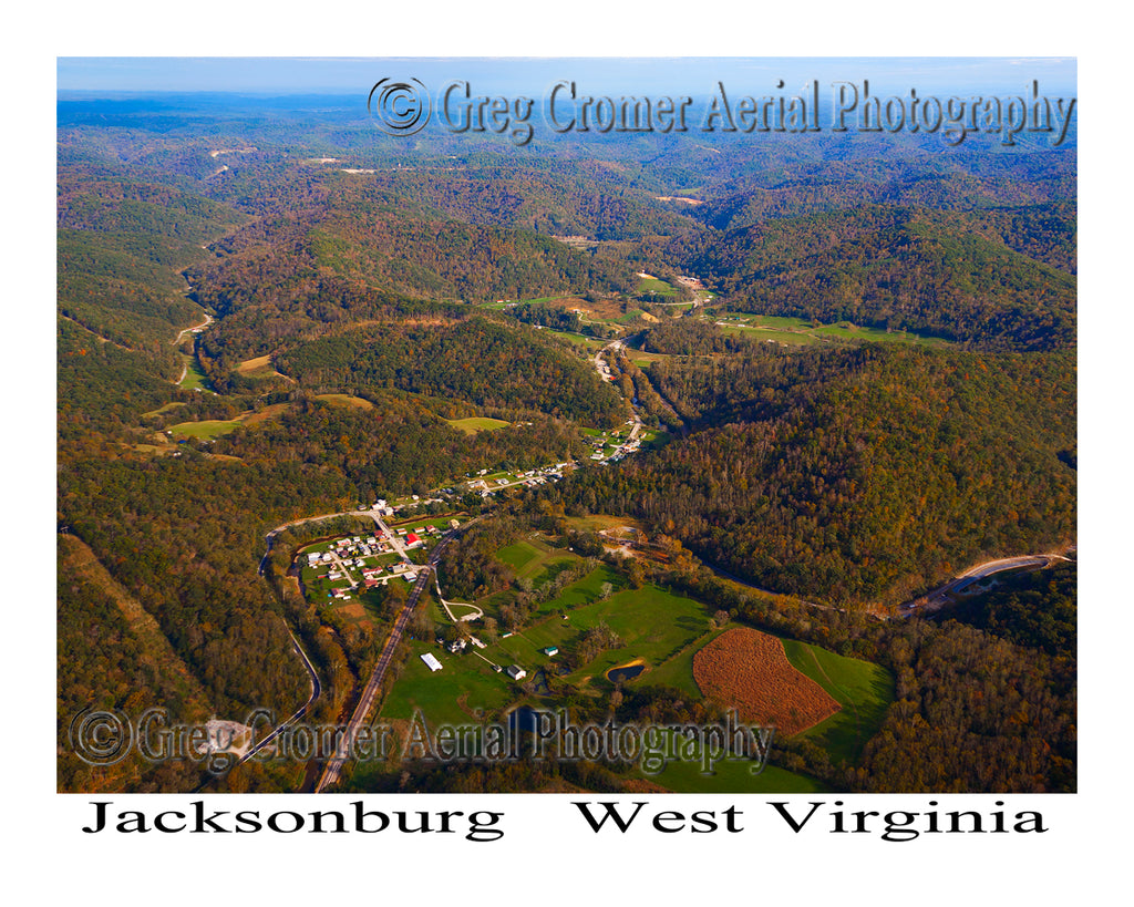 Aerial Photo of Jacksonburg, West Virginia