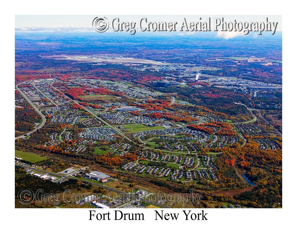 Aerial Photo of Fort Drum, New York