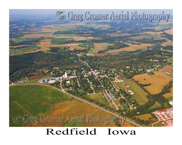 Aerial Photo of Redfield Iowa