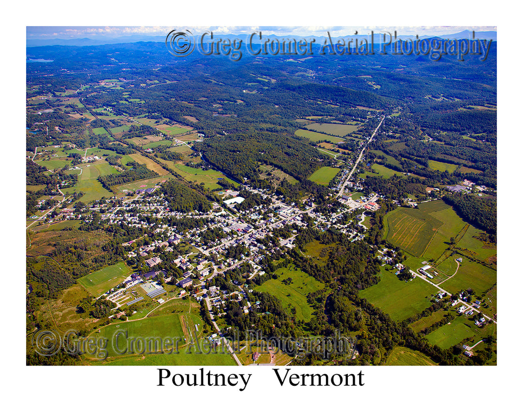 Aerial Photo of Poultney Vermont