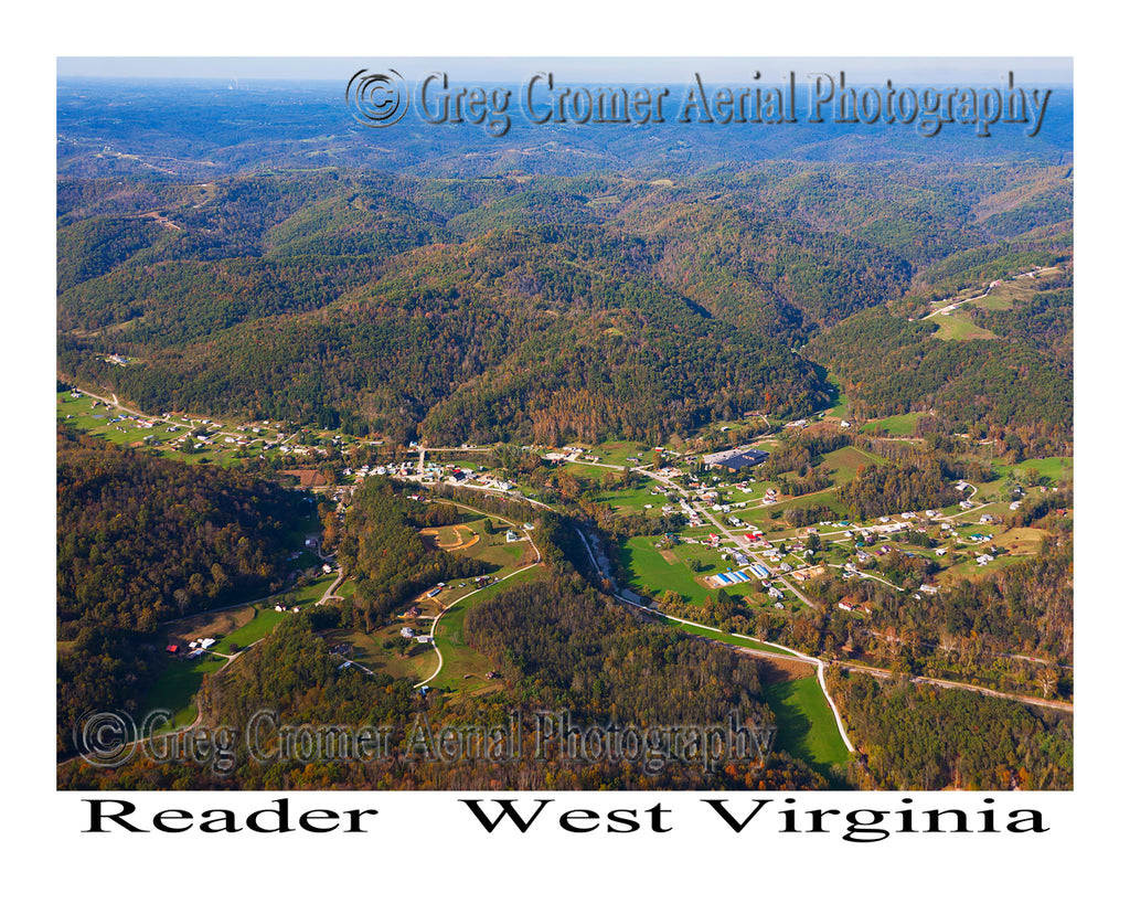 Aerial Photo of Reader, West Virginia