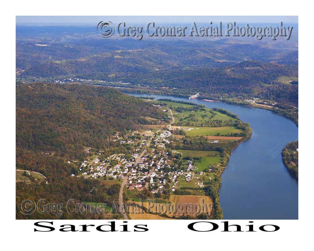 Aerial Photo of Sardis, Ohio