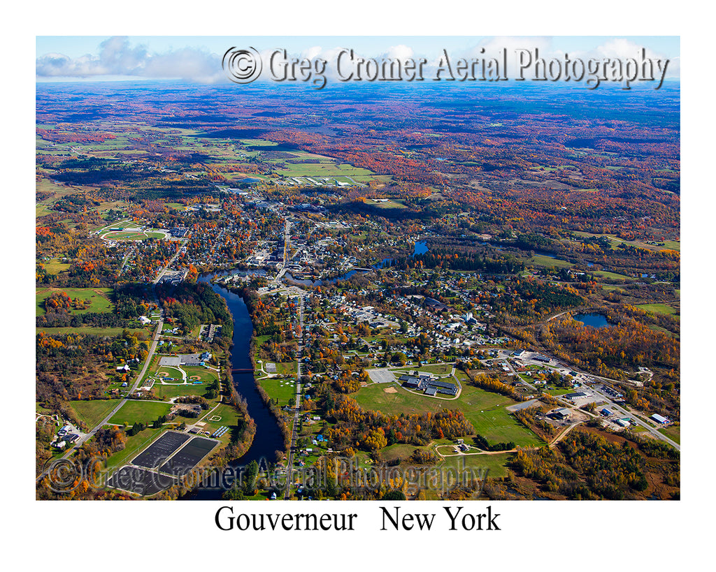Aerial Photo of Governeur, New York