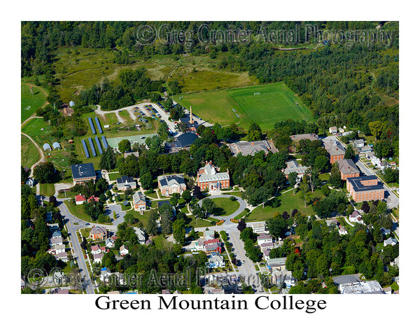 Aerial Photo of Green Mountain College, Vermont
