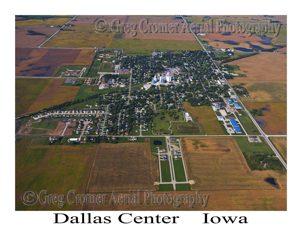 Aerial Photo of Dallas Center Iowa