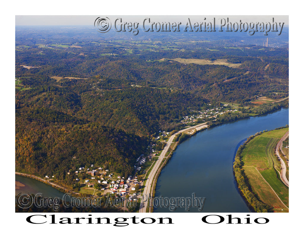 Aerial Photo of Clarington, Ohio
