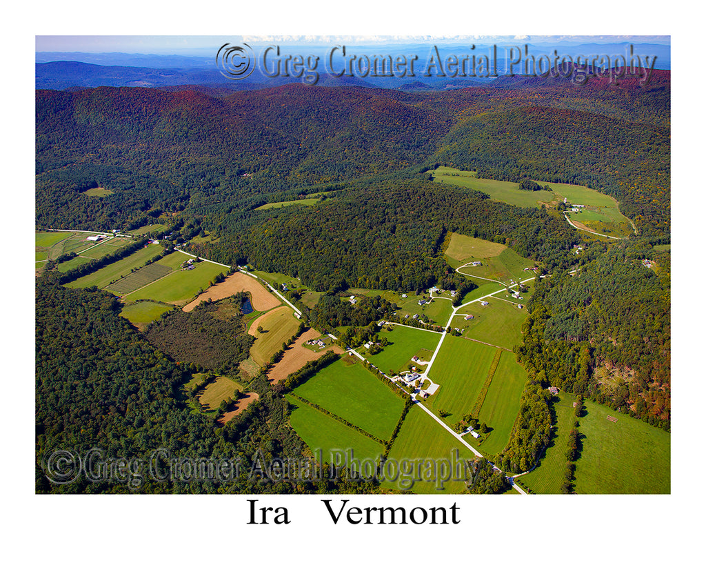 Aerial Photo of Ira, Vermont