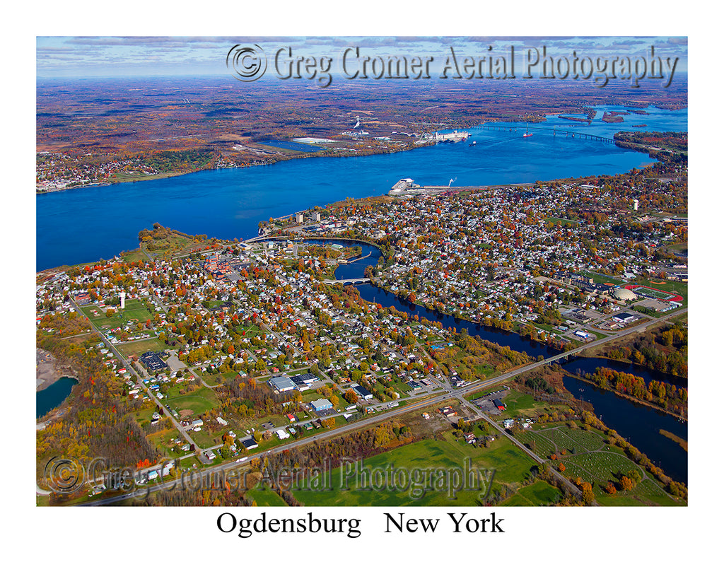 Aerial Photo of Ogdensburg, New York