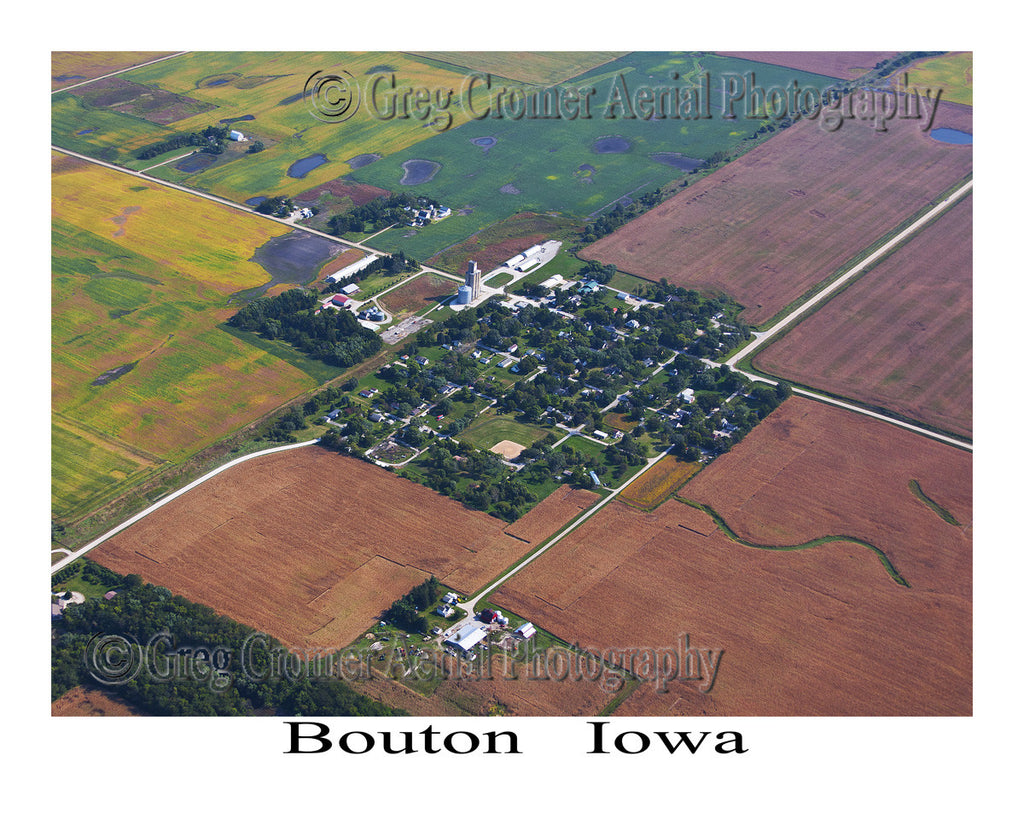 Aerial Photo of Bouton Iowa