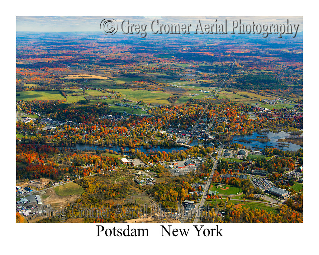 Aerial Photo of Potsdam, New York