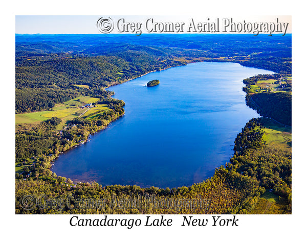 Aerial Photo of Canadarado Lake, New York