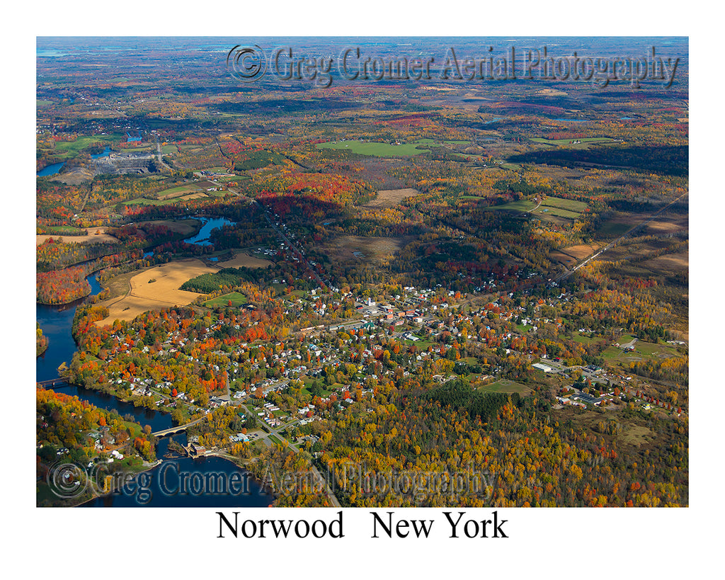 Aerial Photo of Norwood, New York