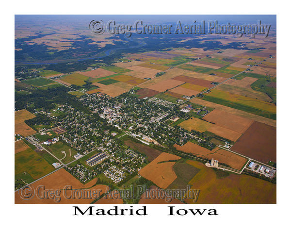 Aerial Photo of Madrid Iowa