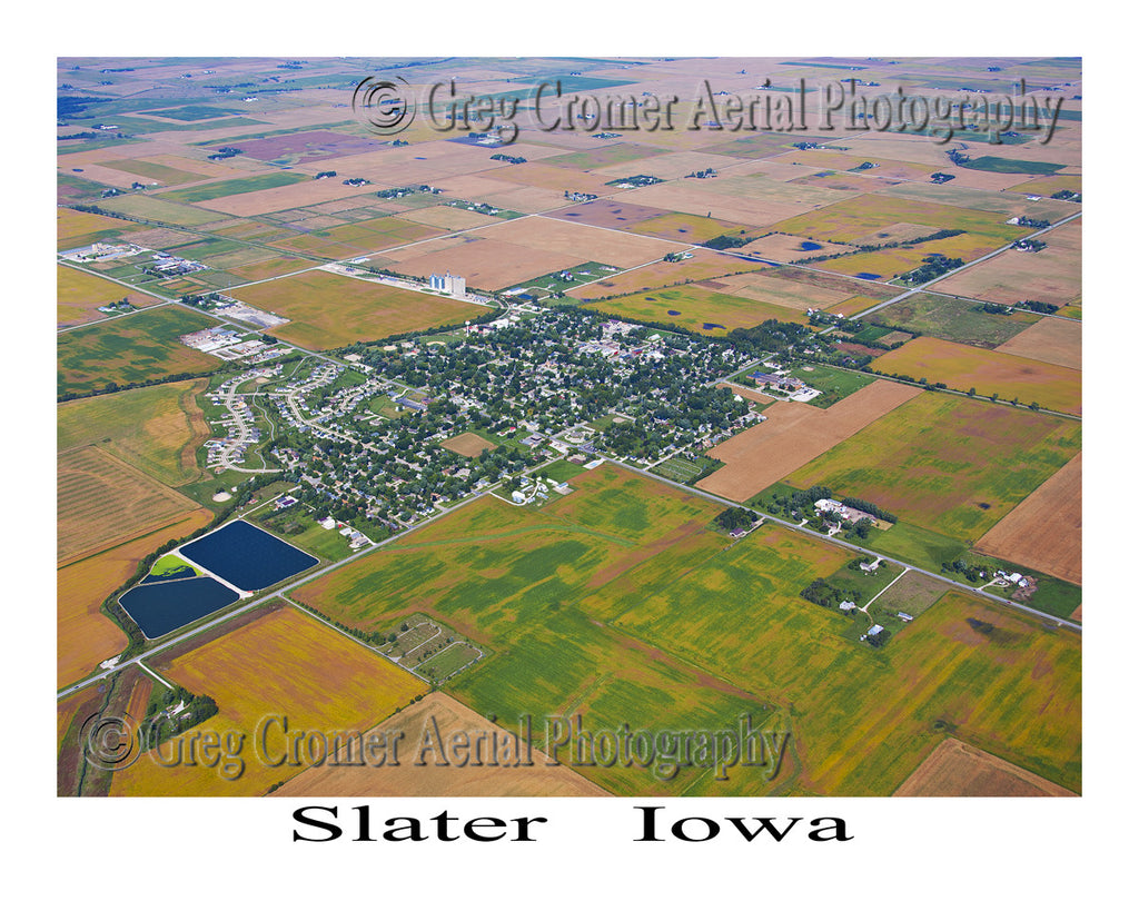 Aerial Photo of Slater Iowa