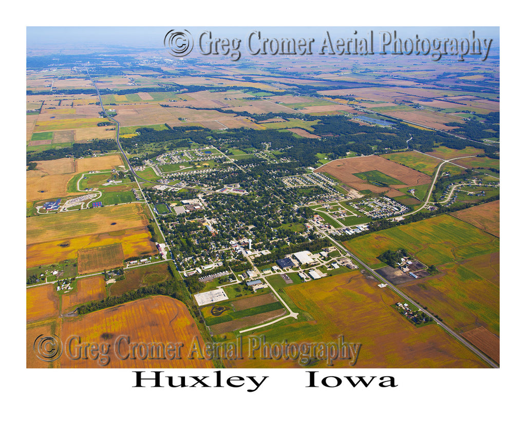 Aerial Photo of Huxley Iowa