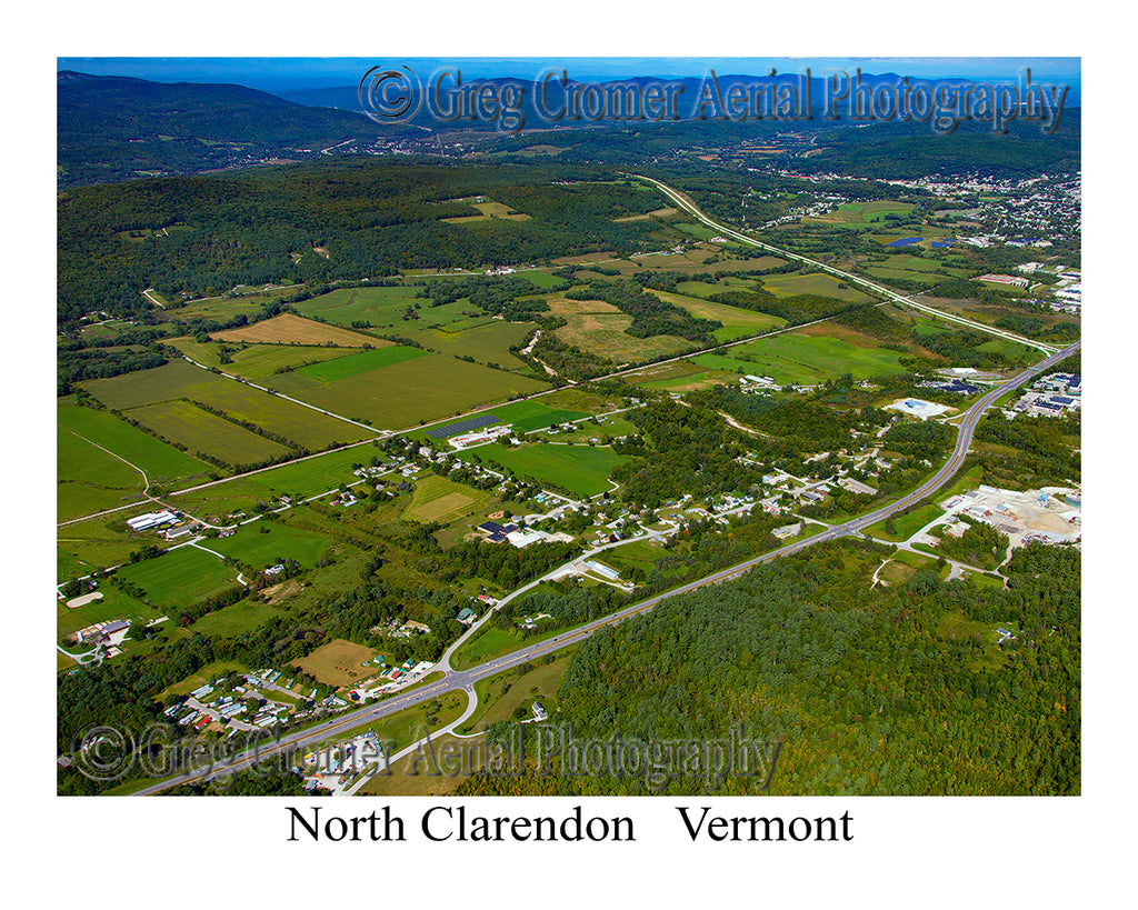 Aerial Photo of North Clarendon, Vermont