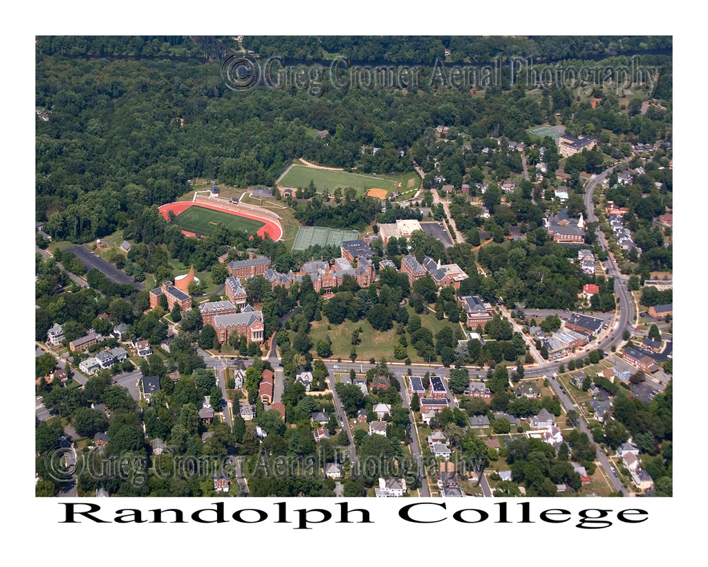 Aerial Photo of Randolph College - Lynchburg, Virginia