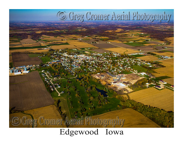 Aerial Photo of Edgewood, Iowa