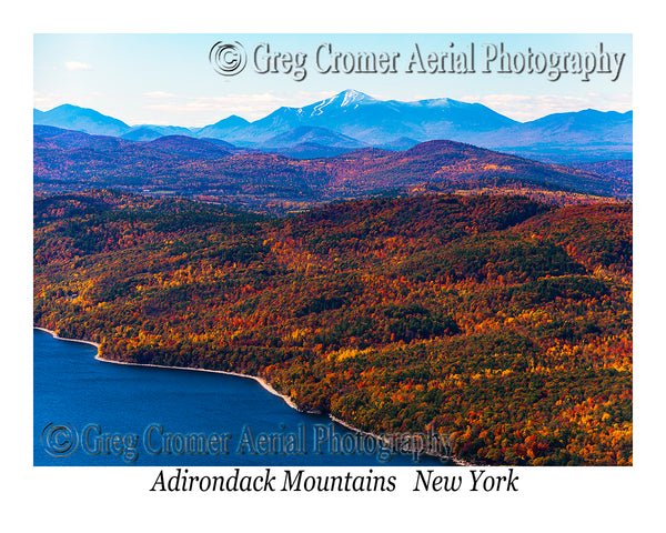 Aerial Photo of Adirondack Mountains, New York