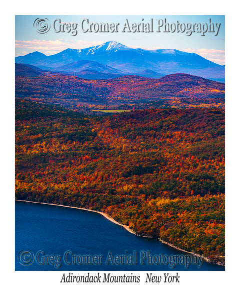 Aerial Photo of Adirondack Mountains, New York